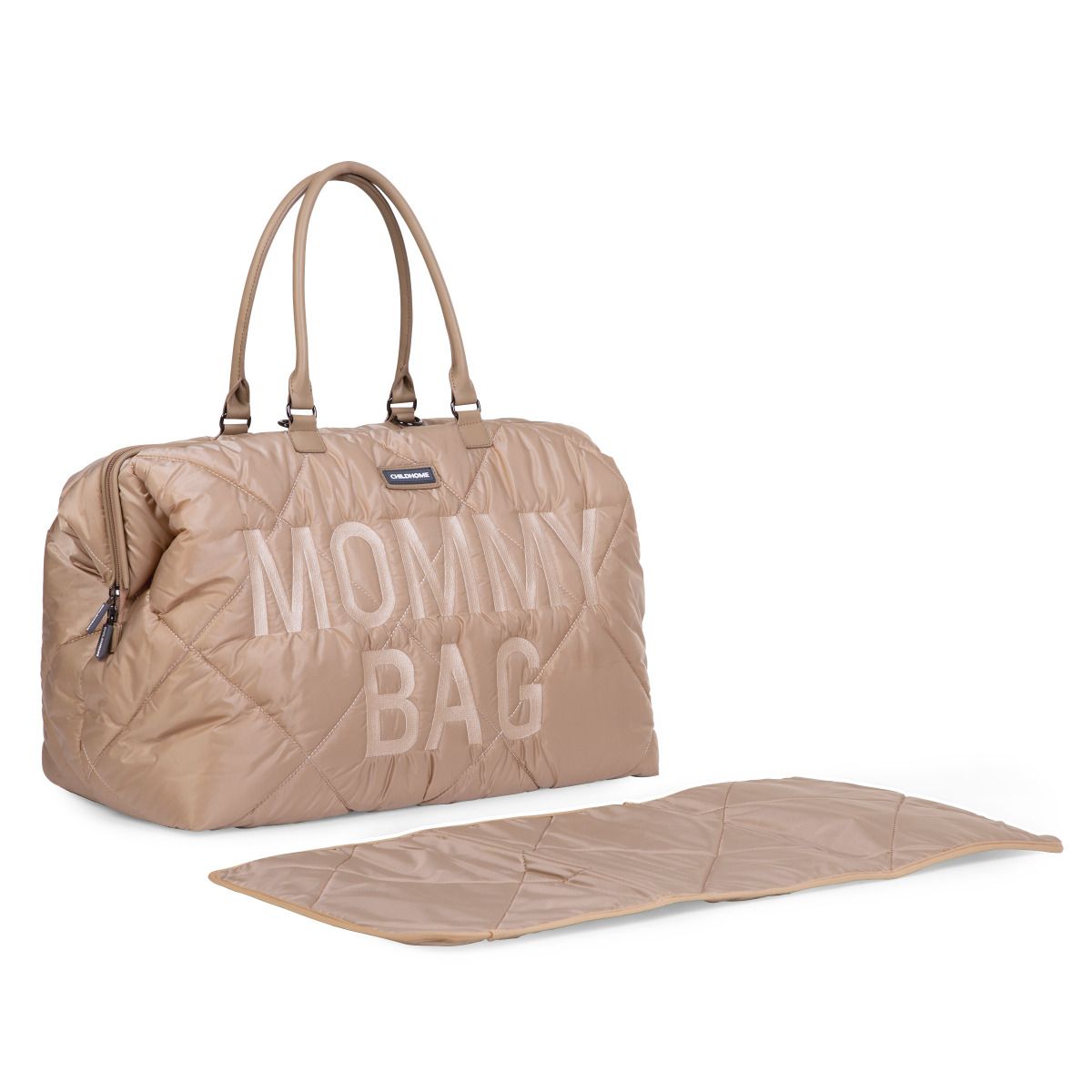 Сумка Childhome Mommy bag, дутая, бежевая (CWMBBPBE) - фото 2