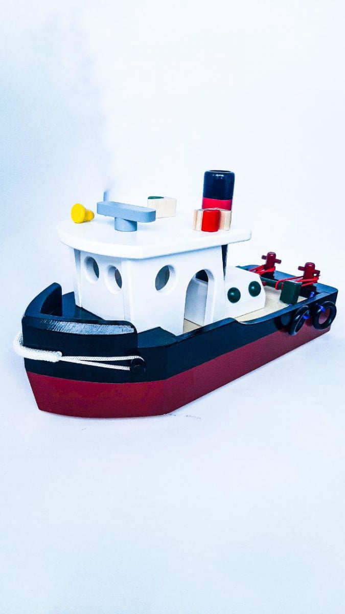 Буксирное судно New Classic Toys Буксирное судно, красный (10905) - фото 4