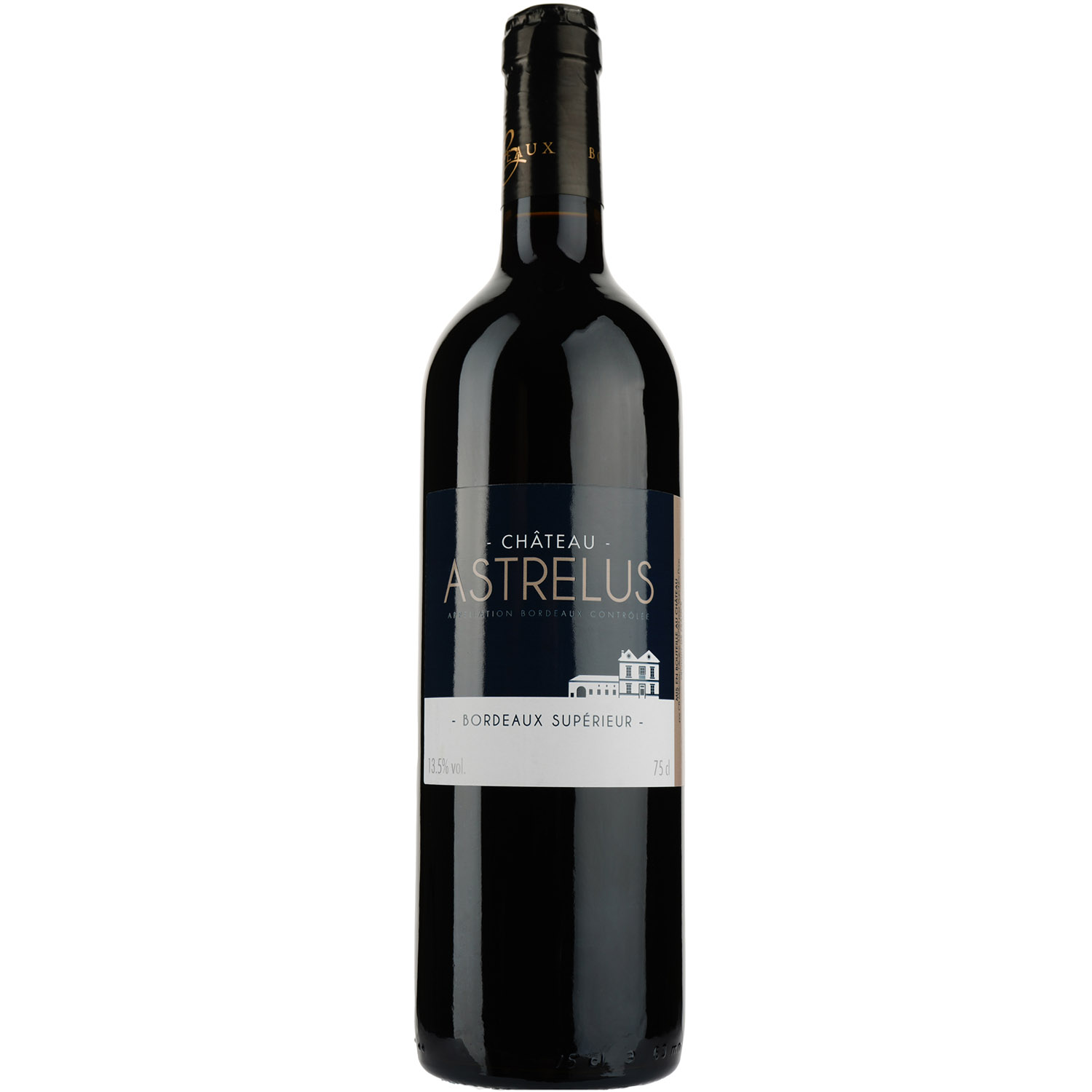 Вино Chateau Astrelus AOP Bordeaux Superieur 2018, червоне, сухе, 0,75 л - фото 1