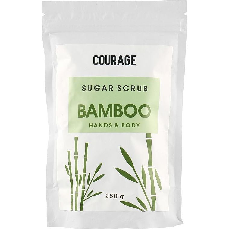 Цукровий скраб для рук і тіла Courage Sugar Scrub Bamboo 250 г - фото 1
