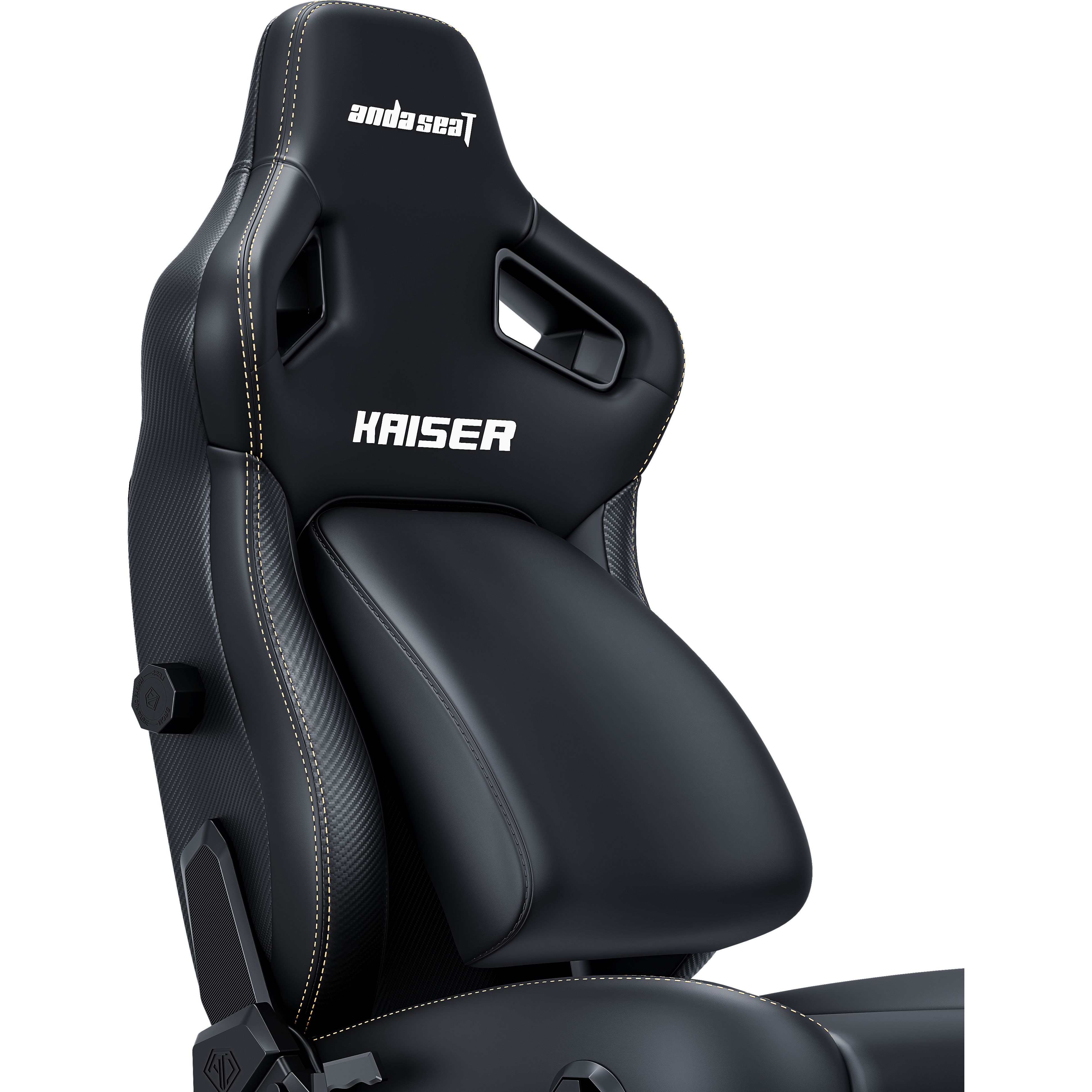 Кресло игровое Anda Seat Kaiser 4 Size XL Black Premium PVC (AD12YDDC-XLL-20-B-PV/C) - фото 6