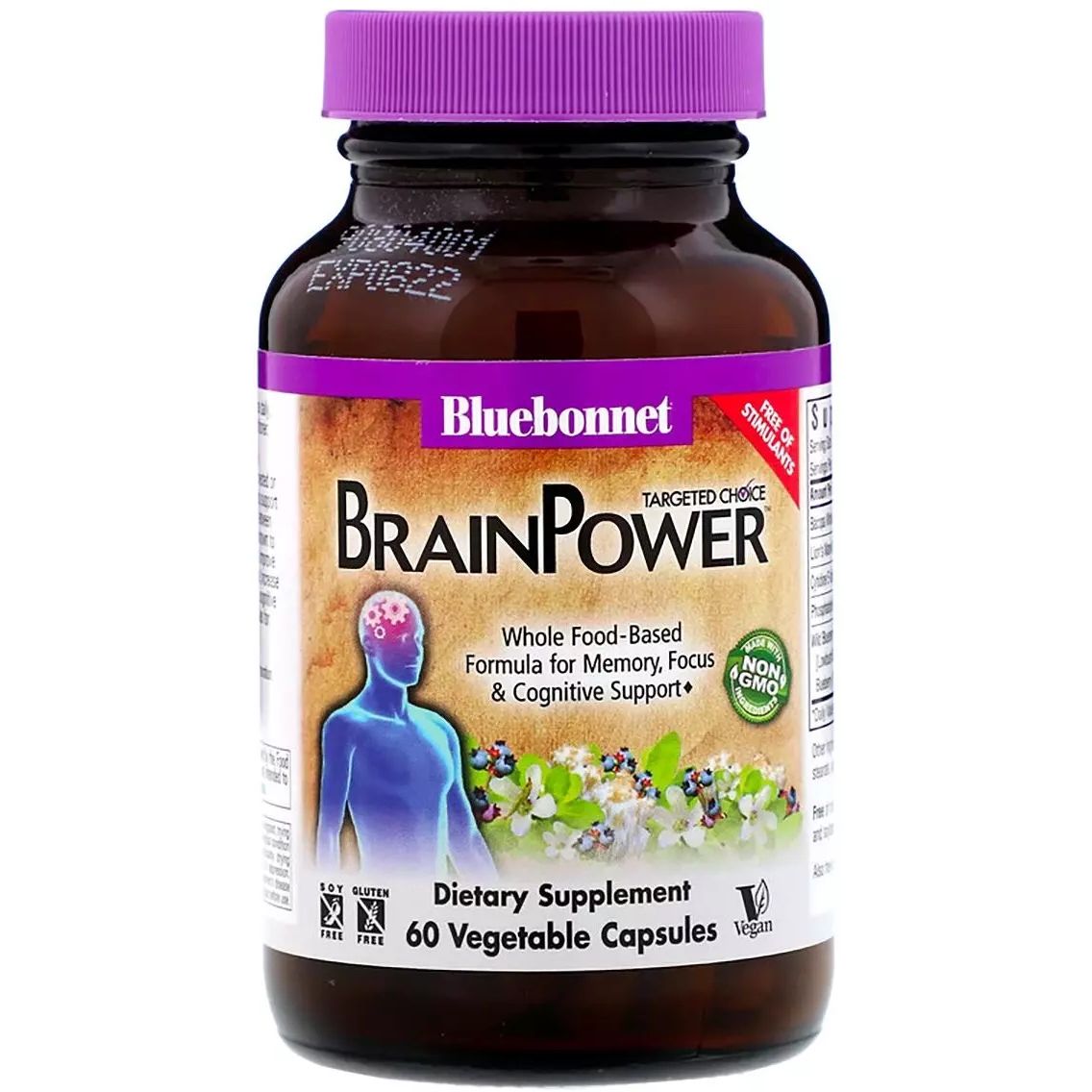 Комплекс для підтримки мозку Bluebonnet Nutrition Targeted Choice Brain Power 60 капсул - фото 1