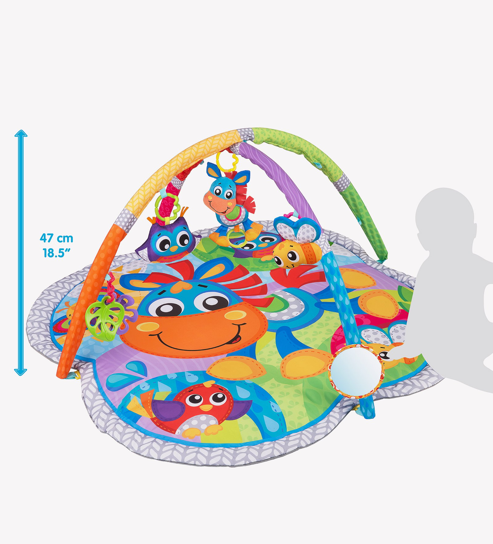 Развивающий музыкальный коврик PlayGro Пони (69718) - фото 2