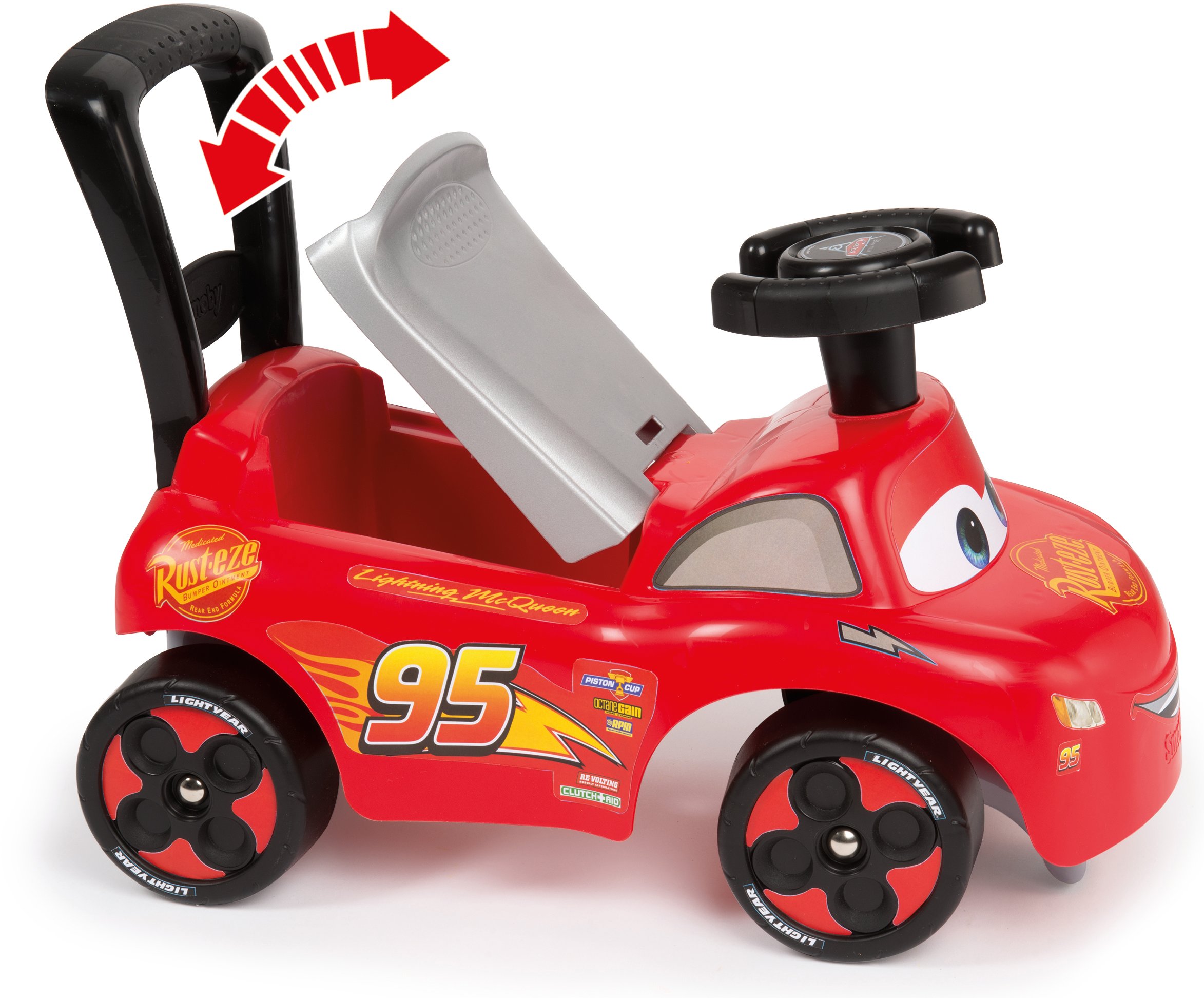 Машина для катання дитяча Smoby Toys Тачки 3, червоний (720523) - фото 5