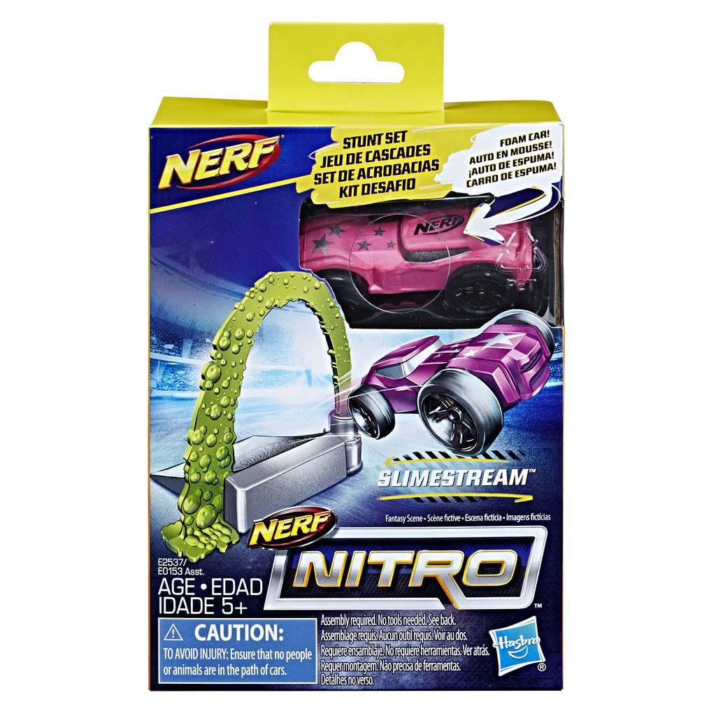 Ігровий набір Hasbro Nerf Nitro Slimestream, з машинкою і перешкодою (E2537) - фото 2