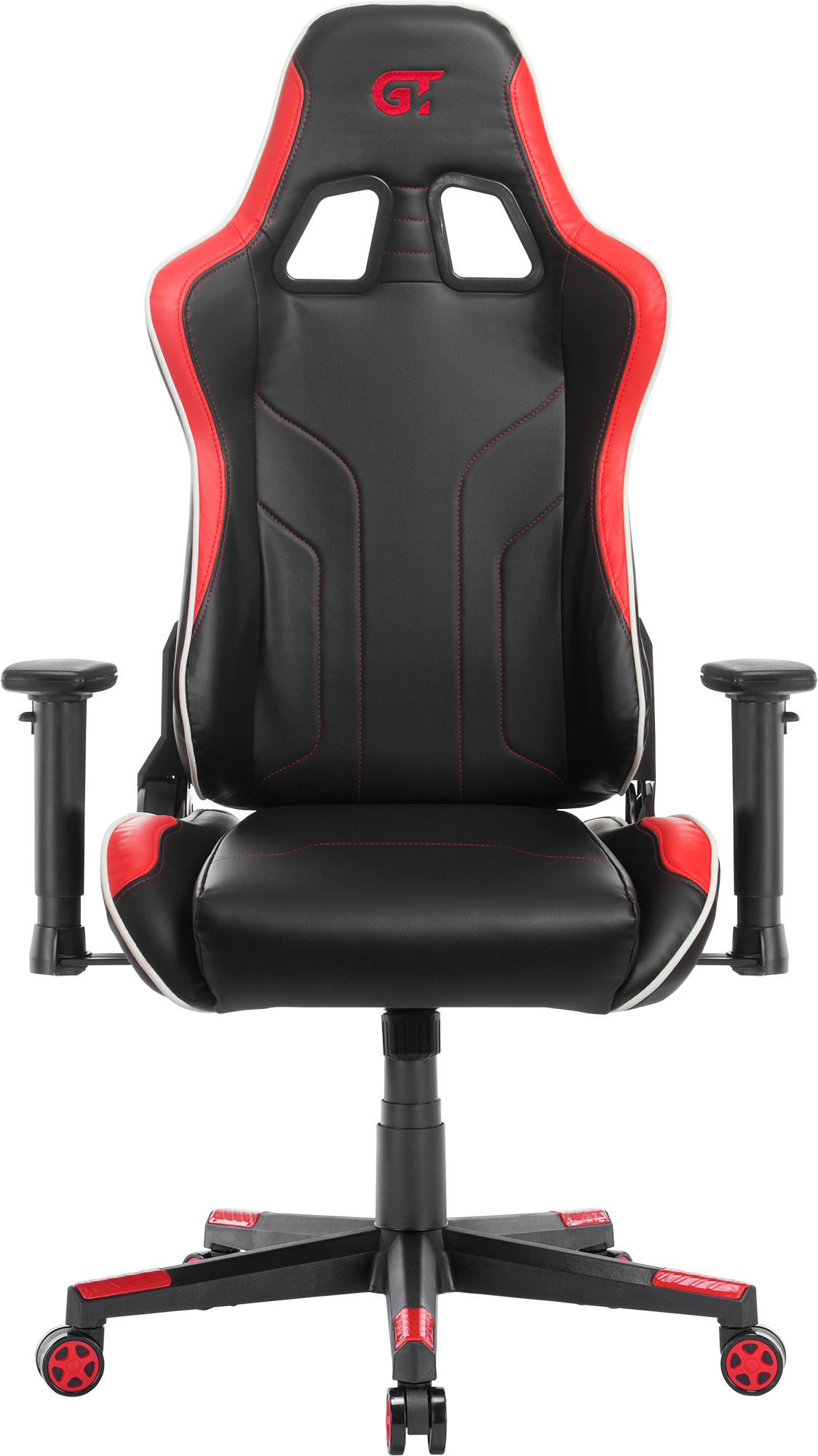 Геймерское кресло GT Racer черное с красным (X-2528 Black/Red) - фото 4