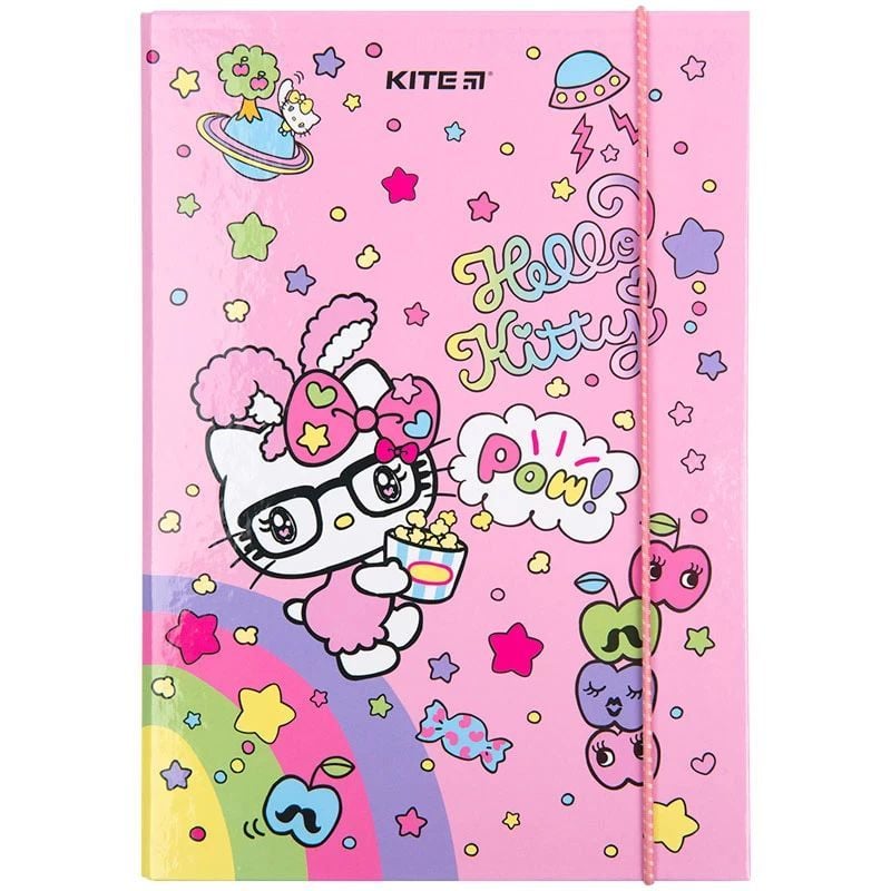 Папка для тетрадей Kite Hello Kitty на резинке В5 (HK23-210) - фото 2