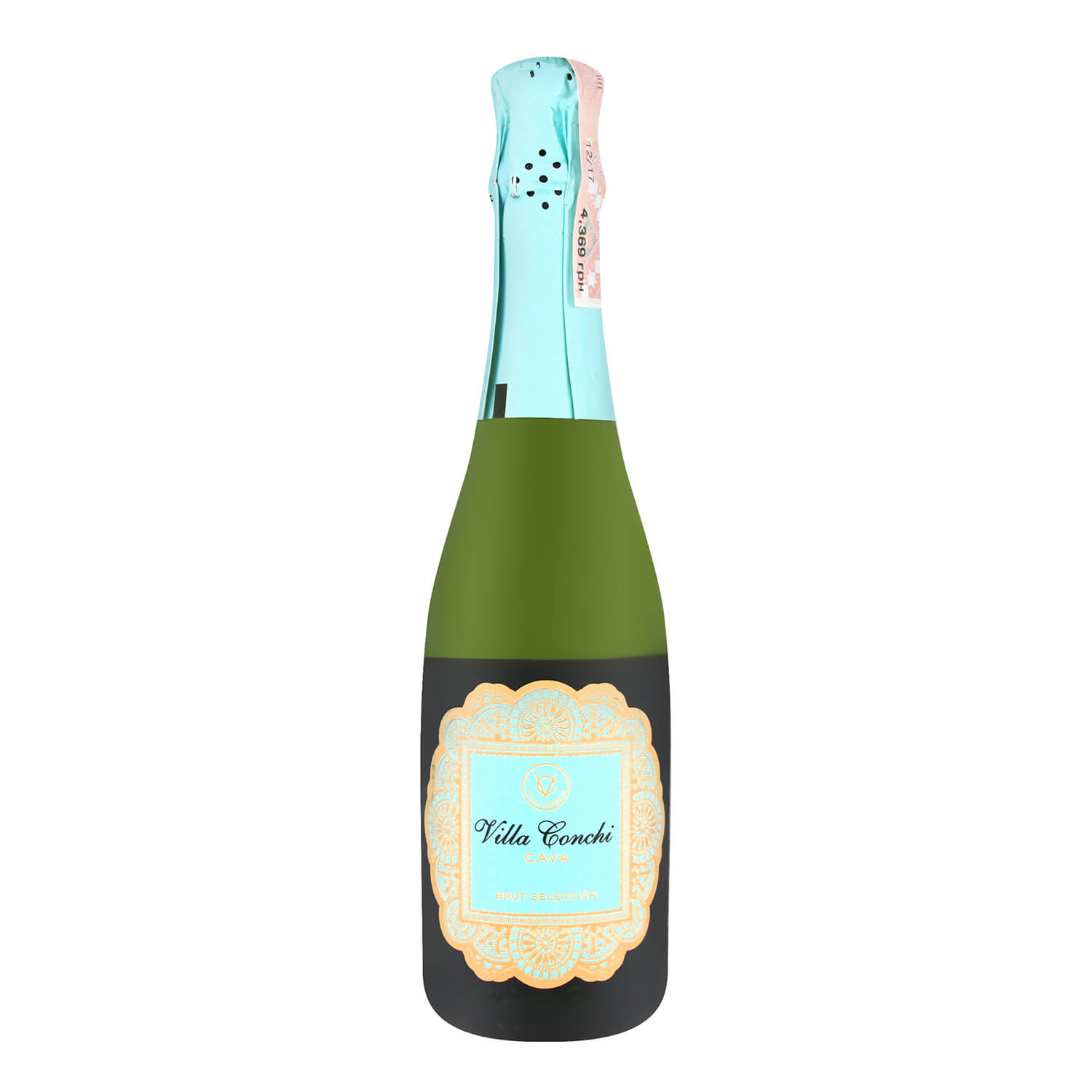 Вино игристое Villa Conchi Cava Brut Seleccione, 11,5%, 0,375 л (780251) - фото 1