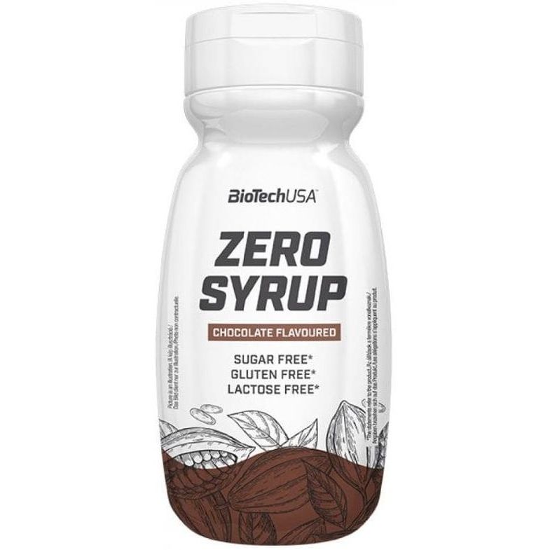 Сироп шоколадний без цукру BioTech Zero Syrup Chocolate 320 мл - фото 1