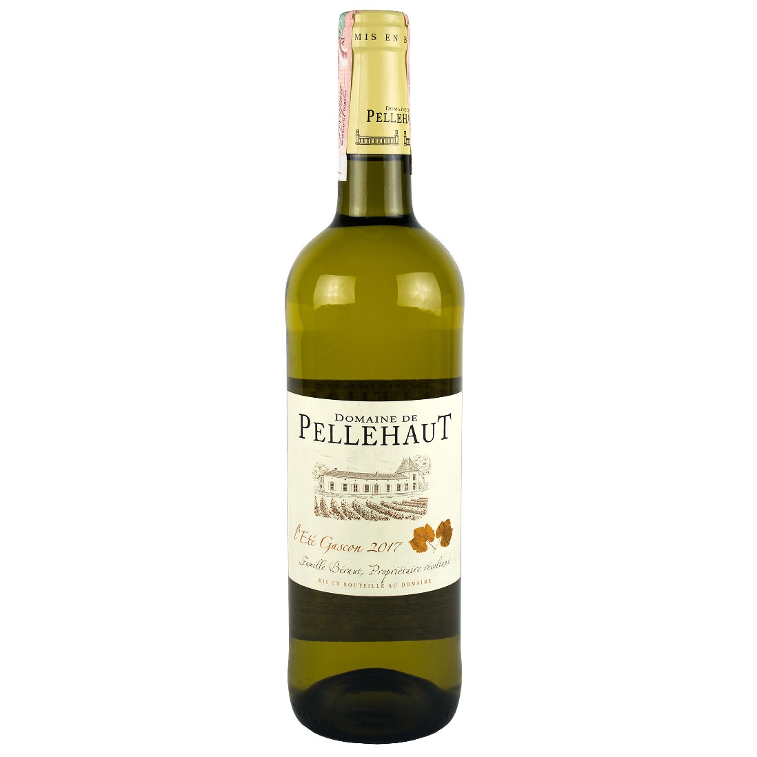 Вино Domaine de Pellehaut l'Ete Gascon Blanc 2017, белое, полусладкое, 0,75 л - фото 1