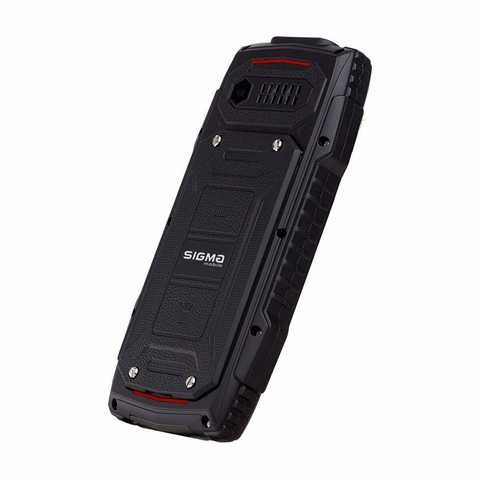 Мобильный телефон Sigma Mobile X-TREME AZ68 Black-red (UA UCRF) - фото 3