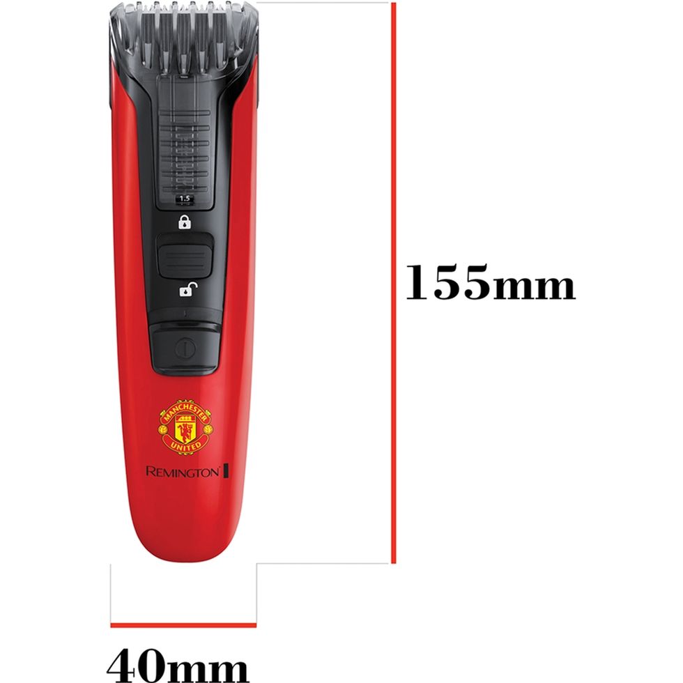 Тример Remington Beard Boss Manchester United для бороди і вусів червоний (MB4128) - фото 3