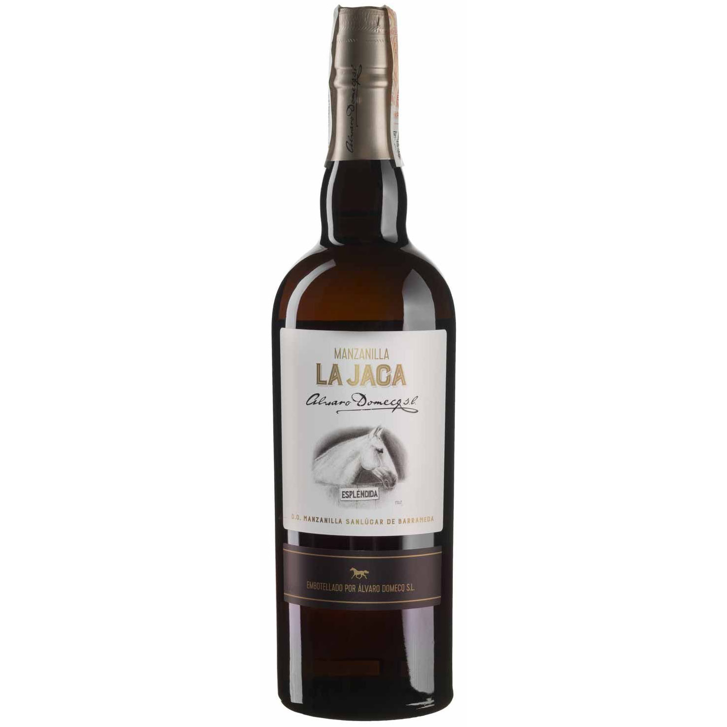 Вино Bodegas Alvaro Domecq Manzanilla La Jaca Херес сухе біле 15% 0.75 л - фото 1