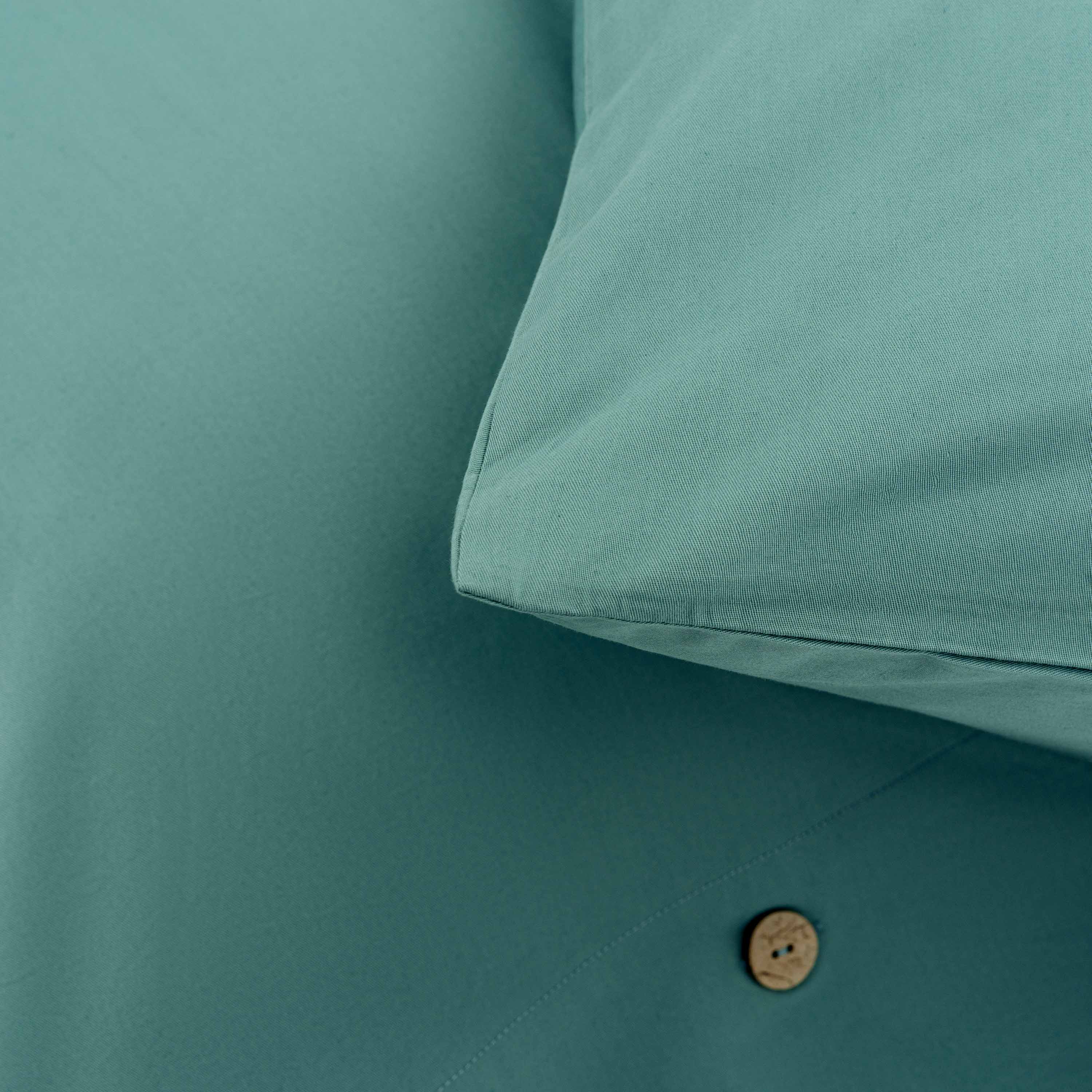 Комплект постельного белья Ardesto Mix&Match сатин двуспальный евро зеленый (ART2022SG) - фото 8