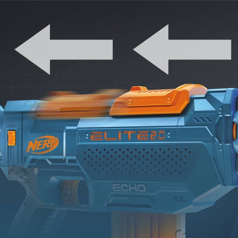 Уценка. Игрушечное оружие бластер Hasbro Nerf Echo CS-10 Elite 2.0 (E9533) - фото 5