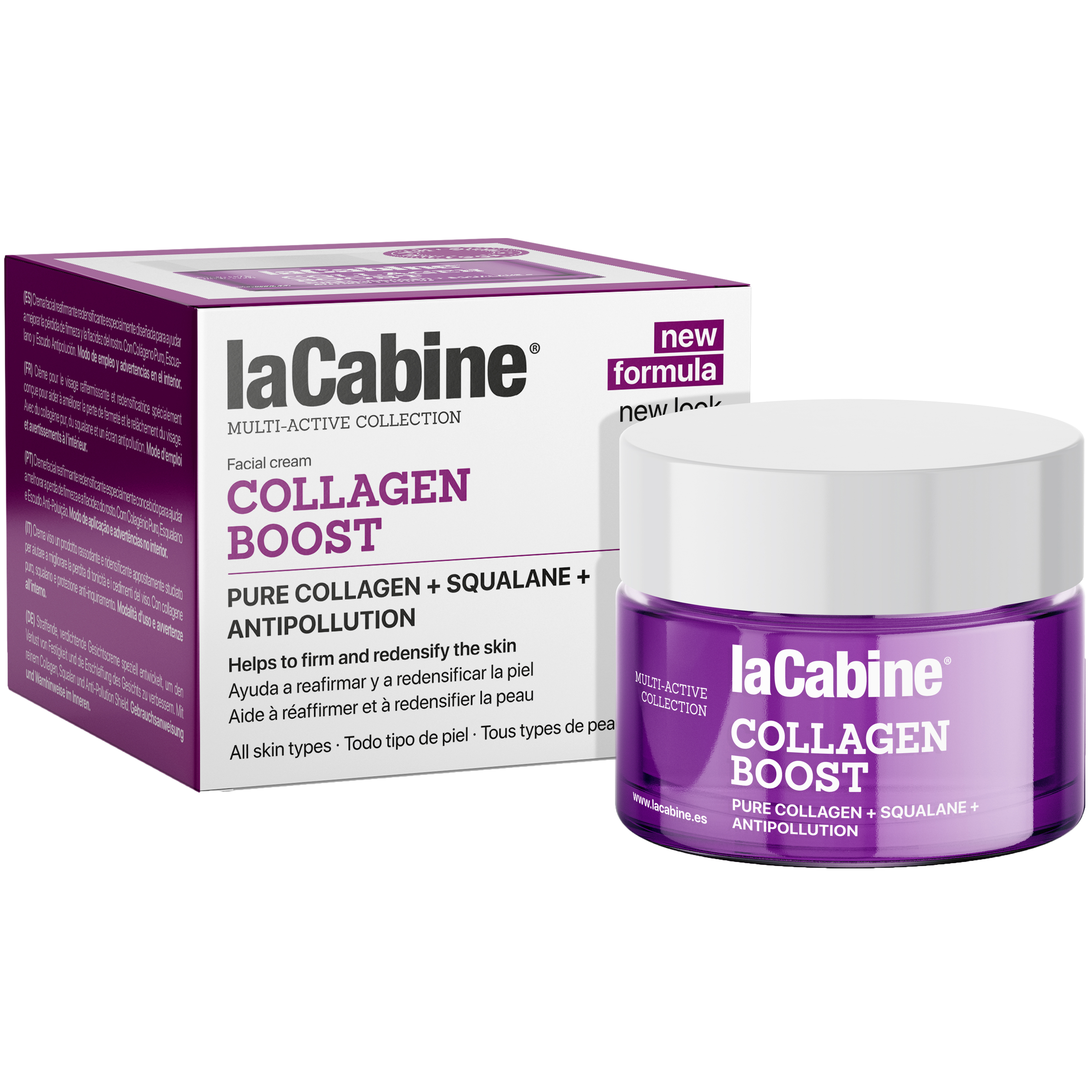 Крем с коллагеном La Cabine Collagen Boost для упругости кожи лица 50 мл - фото 1