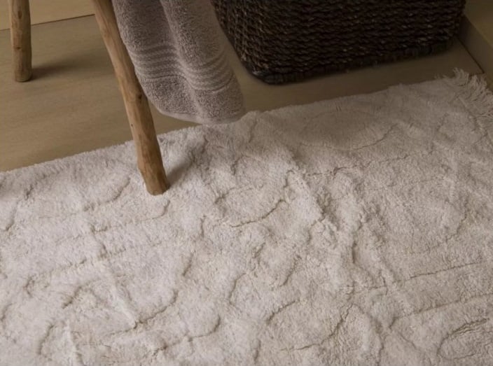 Набор ковриков Irya Jebel ekru, 90х60 см и 60х40 см, молочный (svt-2000022264587) - фото 1