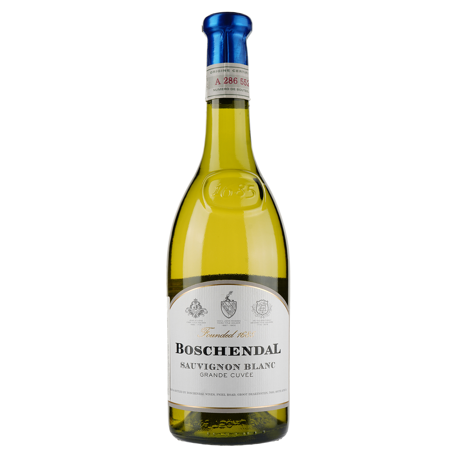 Вино Boschendal 1685 Sauvignon Blanc, 13,5%, 0,75 л - фото 1