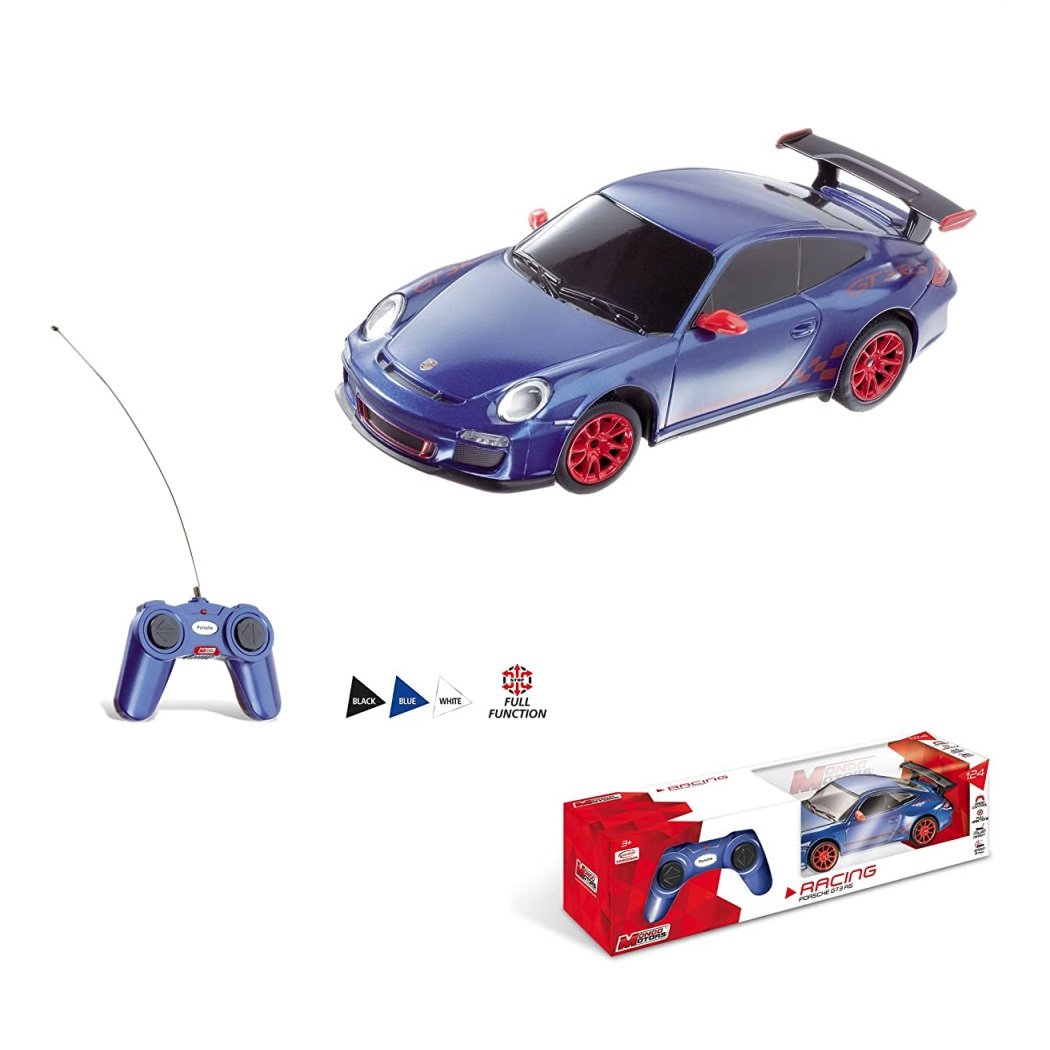 Автомодель на радіокеруванні Mondo Porsche GT3 RS 1:24 синій (63098) - фото 3