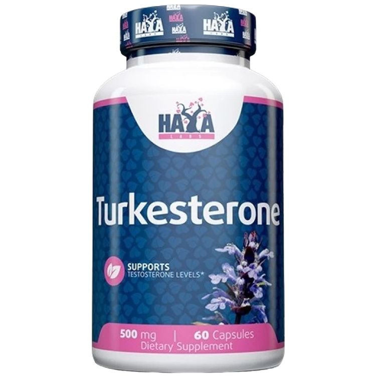 Туркестерон (фитоэкдистероид) Haya Labs Turkesterone 500 мг 60 капсул - фото 1