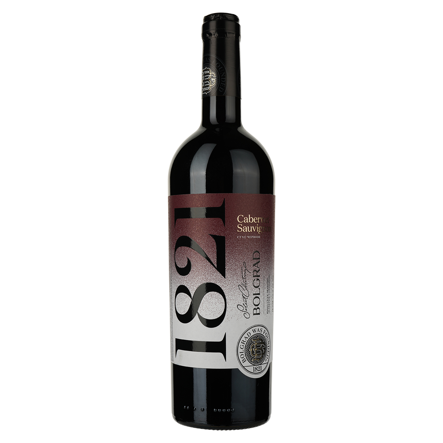 Вино Bolgrad Cabernet Sauvignon Select ,красное, сухое,13,5-14%, 0,75 л (807116) - фото 1