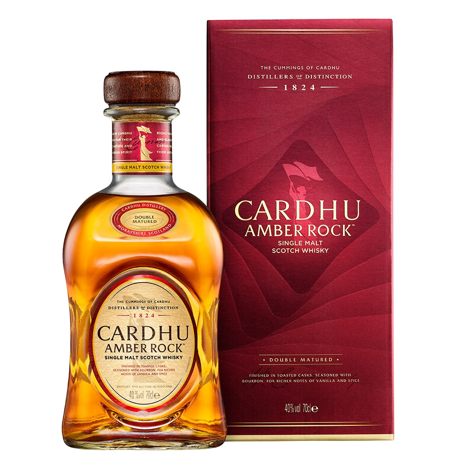 Віскі Cardhu Amber Rock Single Malt Scotch Whisky 40% 0.7 л в подарунковій упаковці - фото 1