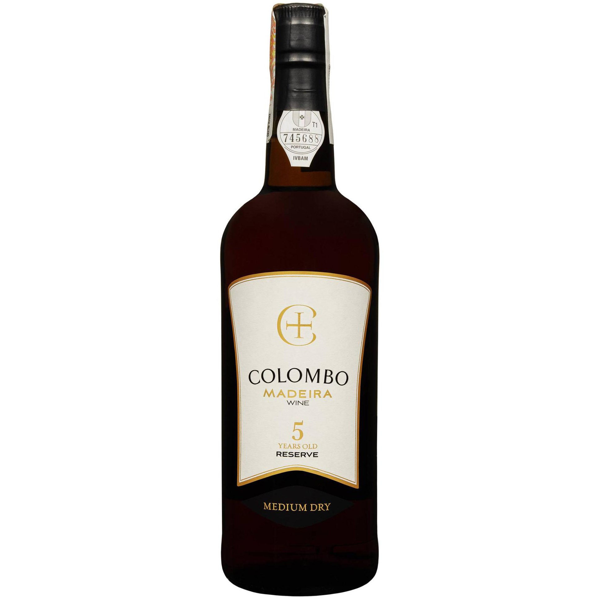 Вино Colombo Madeira Medium Dry Reserve 5 yo крепленое белое полусухое 19% 0.75 - фото 1