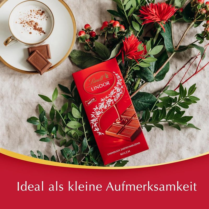 Шоколад молочний Lindt Lindor 100 г - фото 3