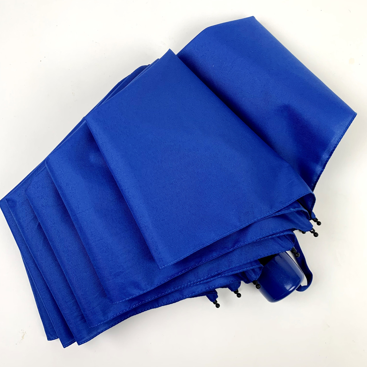 Женский складной зонтик механический S&L 97 см синий - фото 6