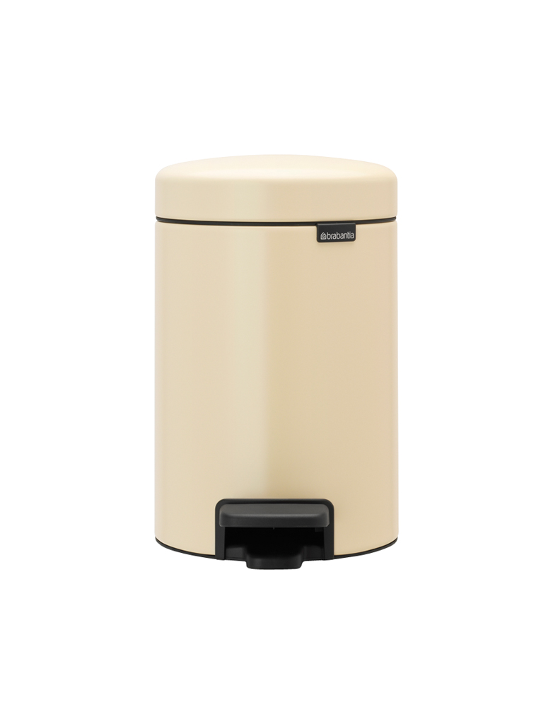 Бак для мусора Brabantia Pedal Bin, миндальный, 3 л (113000) - фото 1