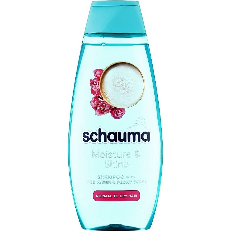 Шампунь для нормальных и сухих волос Schauma Moisture&Shine, 400 мл - фото 1