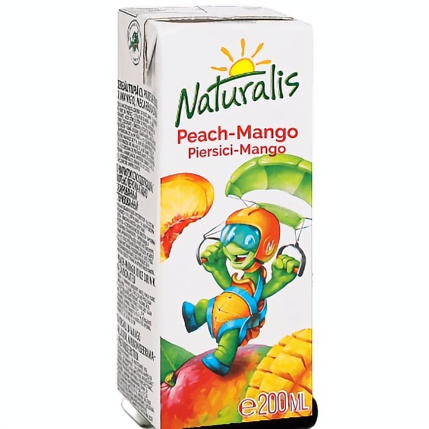 Напій соковий Naturalis Персик-манго 200 мл - фото 2