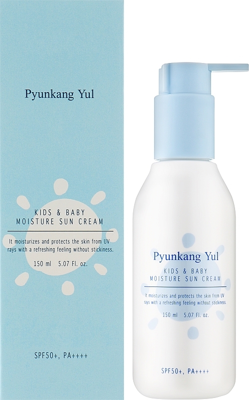 Дитячий сонцезахисний крем Pyunkang Yul Kids & Baby Moisture Sun Cream SPF50+ PA++++ 150 мл - фото 2