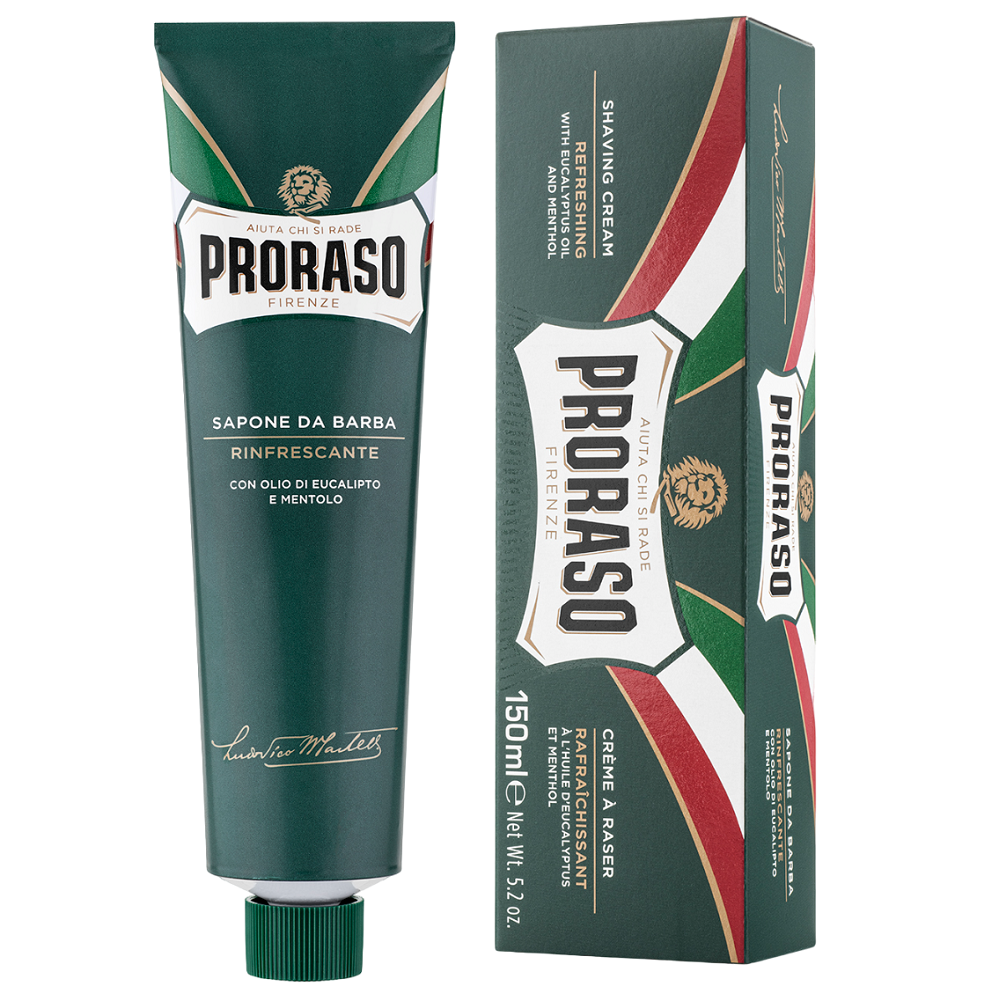 Крем для гоління Proraso з екстрактом евкаліпту та ментолом, 150 мл - фото 1