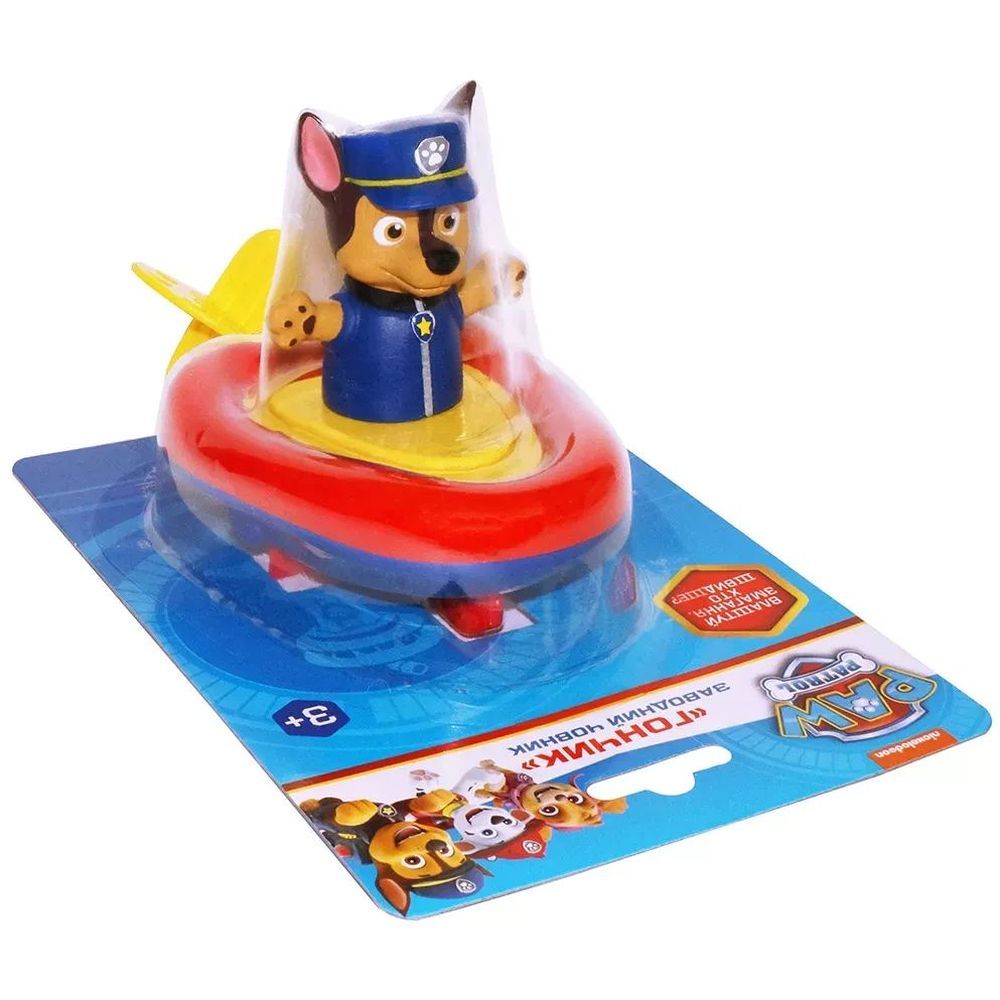 Іграшка для ванної Paw Patrol Гонщик заводний човен (121918) - фото 3