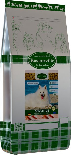 Сухий корм для собак Baskerville HF Sensitive, 20 кг - фото 1