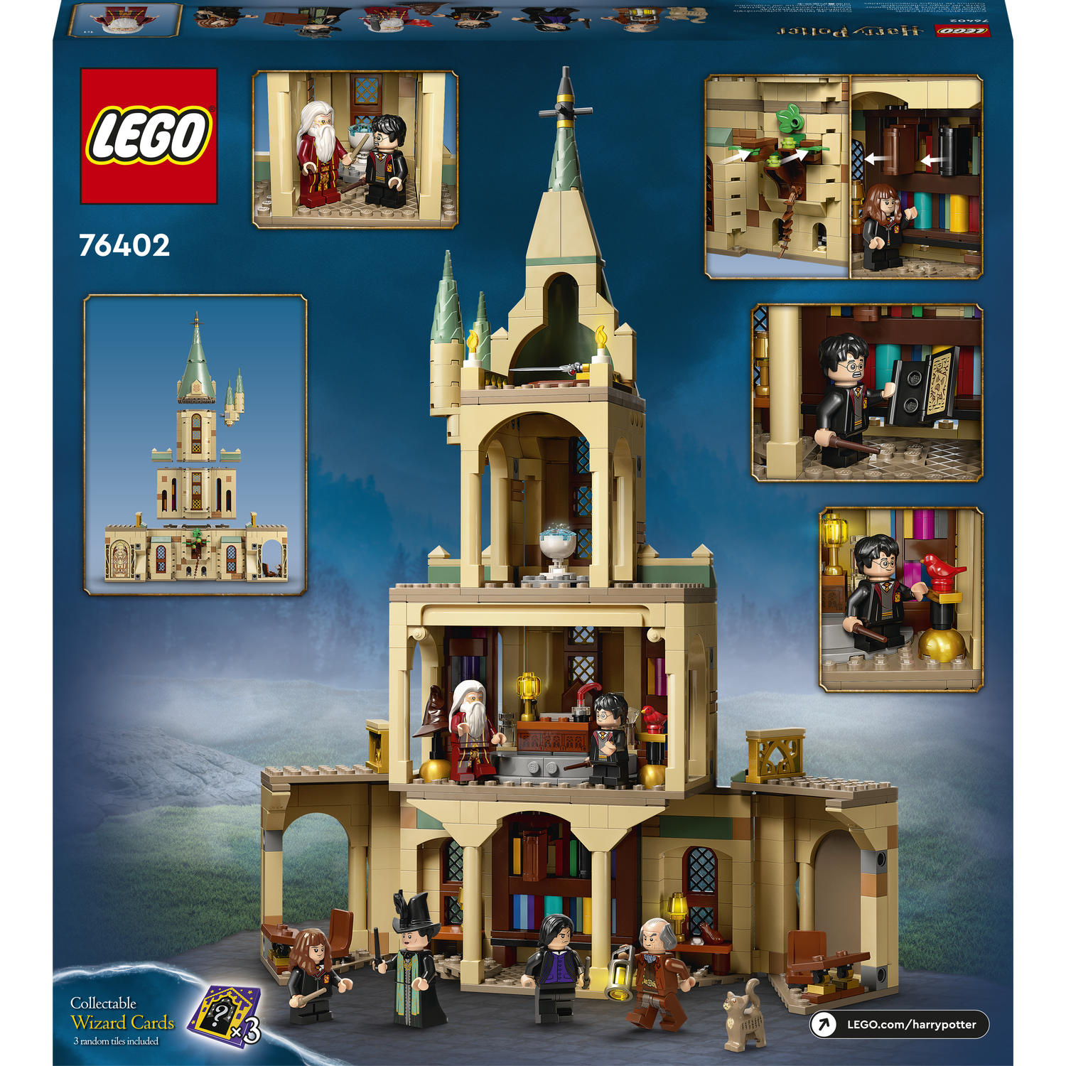 Конструктор LEGO Harry Potter Хогвартс: кабинет Дамблдора, 654 деталей (76402) - фото 9