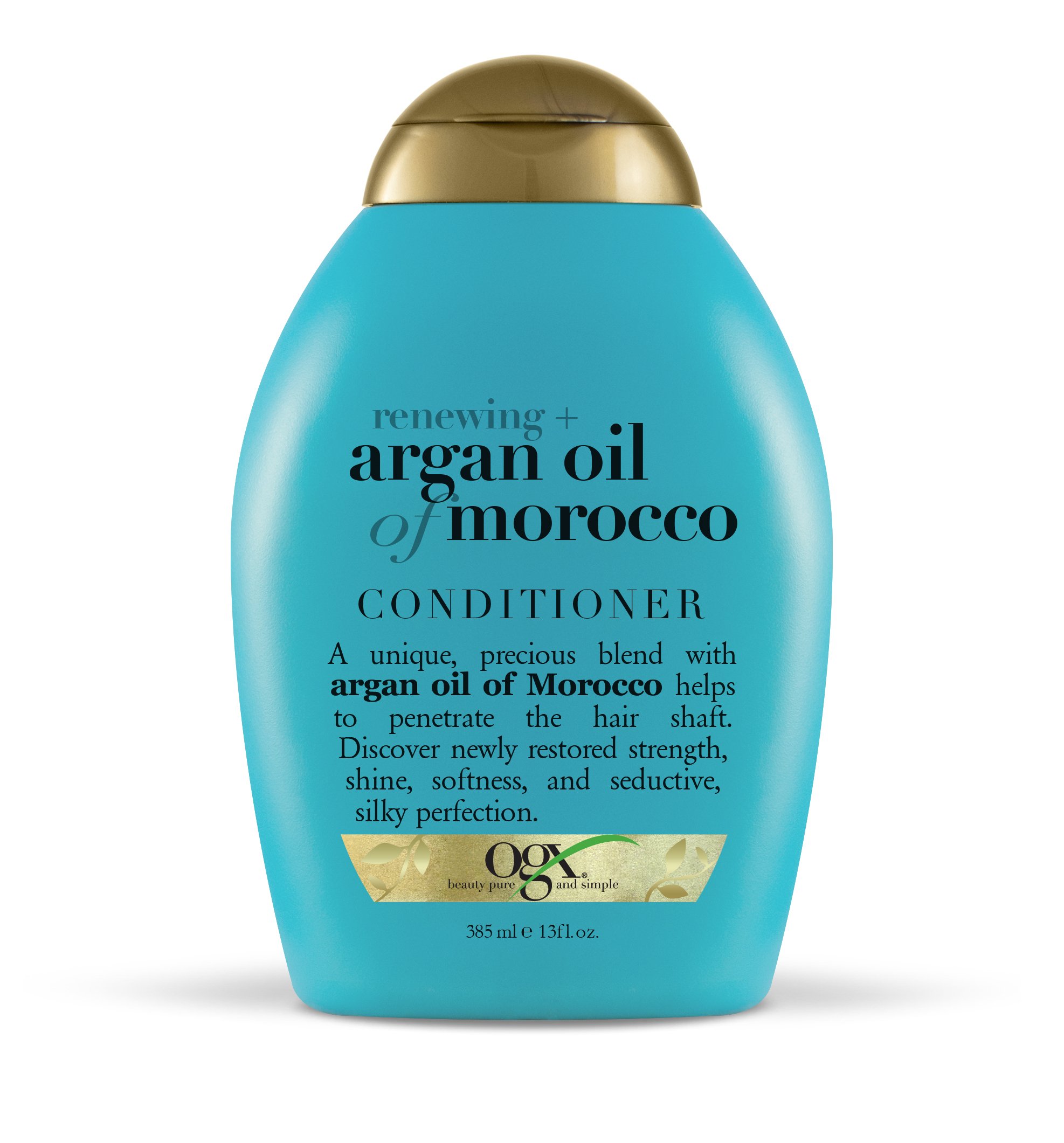 Подарунковий набір OGX Секрет доглянутого волосся: шампунь, Argan oil of Morocco 385 мл + кондиціонер, Argan oil of Morocco 385 мл - фото 3