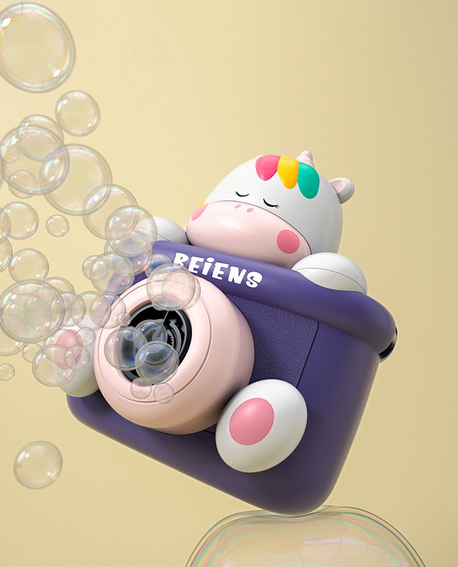 Генератор мыльных пузырей Beiens Фотоаппарат Единорог (907D) - фото 2