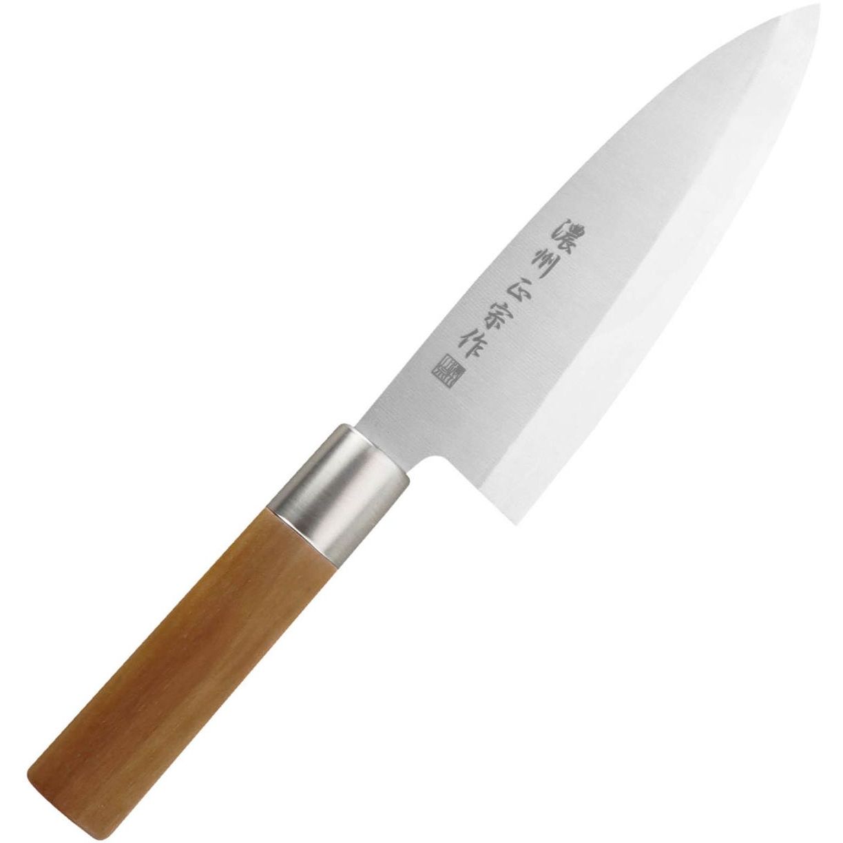 Нож кухонный Satake Деба 160 мм Коричневый 000291625 - фото 1
