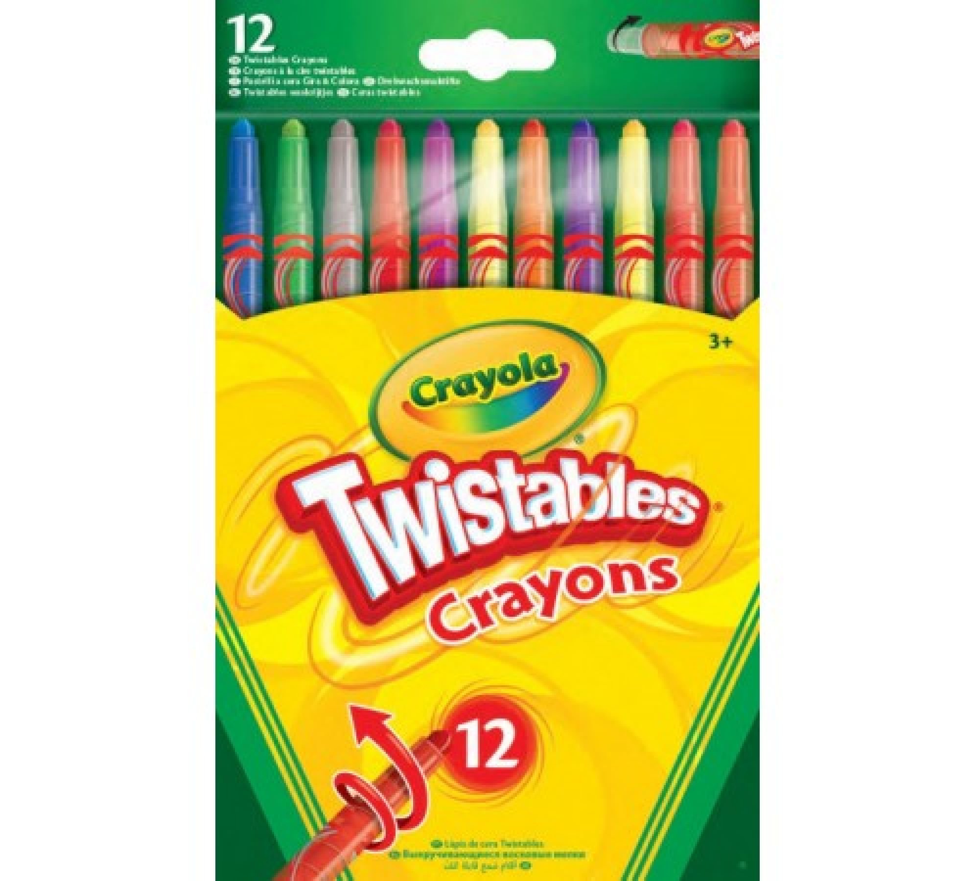 Воскова крейда Crayola Twisables, 12 шт. (256319.024) - фото 1