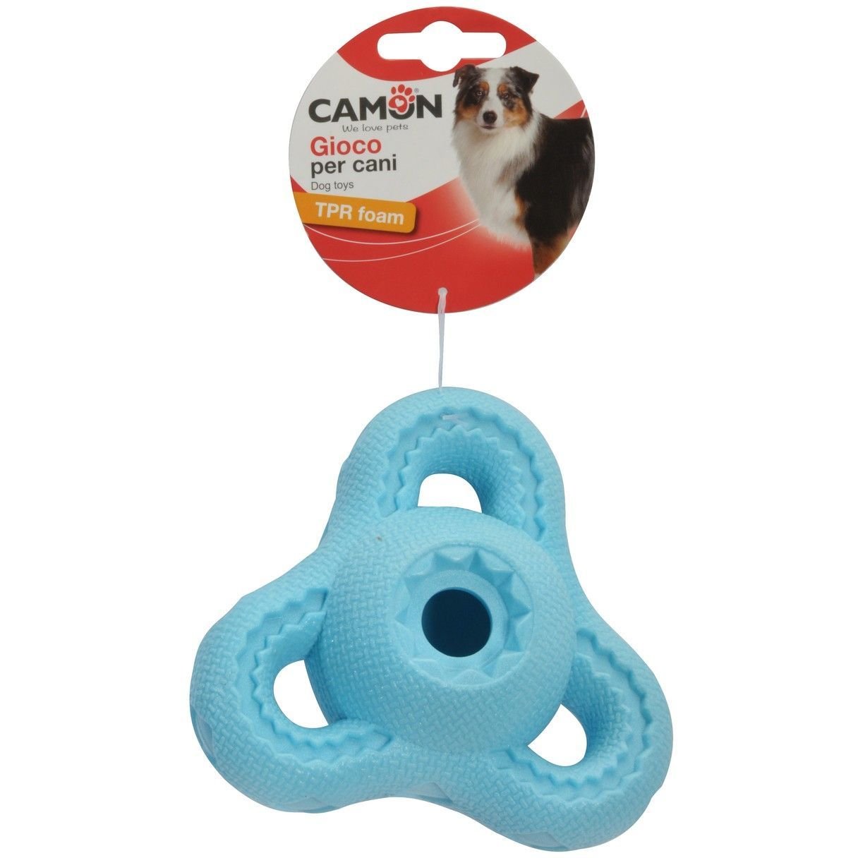 Игрушка для собак Camon сфера з шипами, 11 см, в ассортименте - фото 2