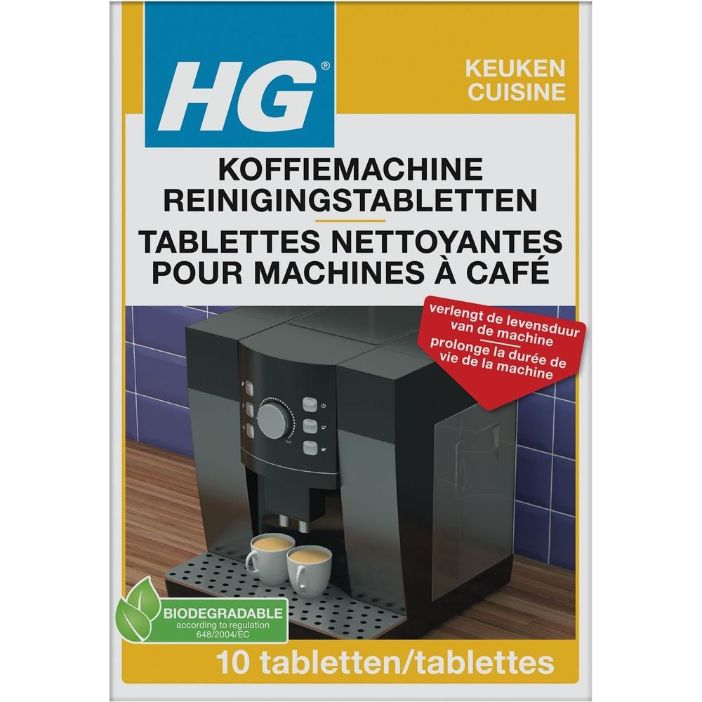 Таблетки для чищення кавомашини HG Koffiemachine Reinigings-Tabletten 10 шт. - фото 1