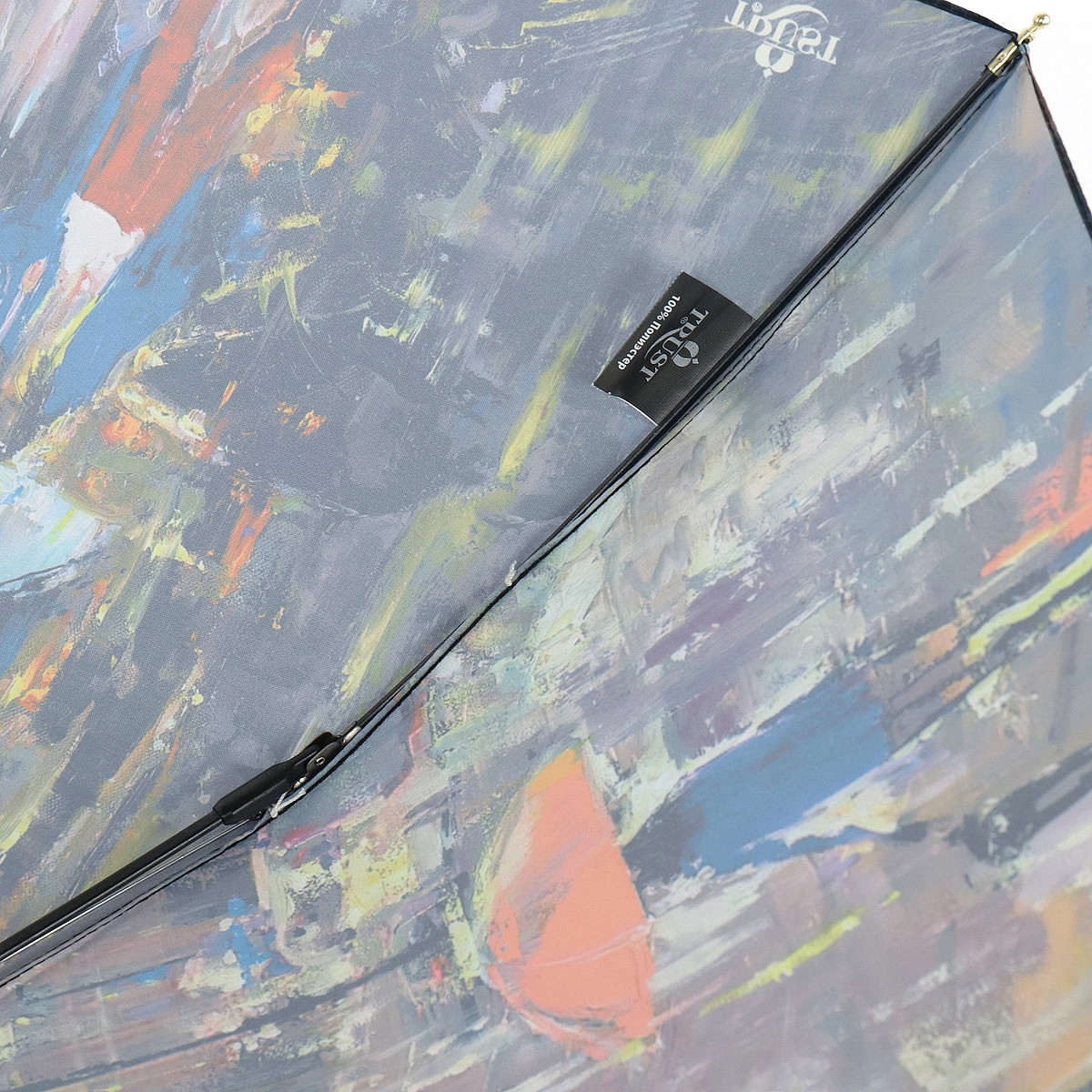 Жіноча складана парасолька повний автомат Trust 102 см різнобарвна - фото 4
