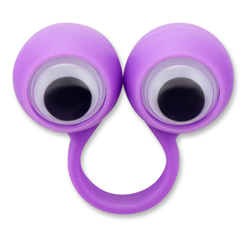 Игрушка детская пальчиковая глаза D1 Offtop, фиолетовый (833857) - фото 1
