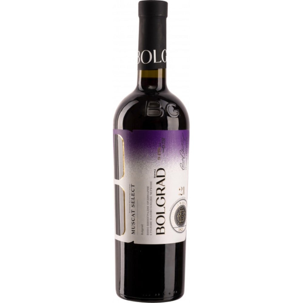 Вино Bolgrad Muscat Select, червоне, напівсолодке, 1,5 л - фото 1
