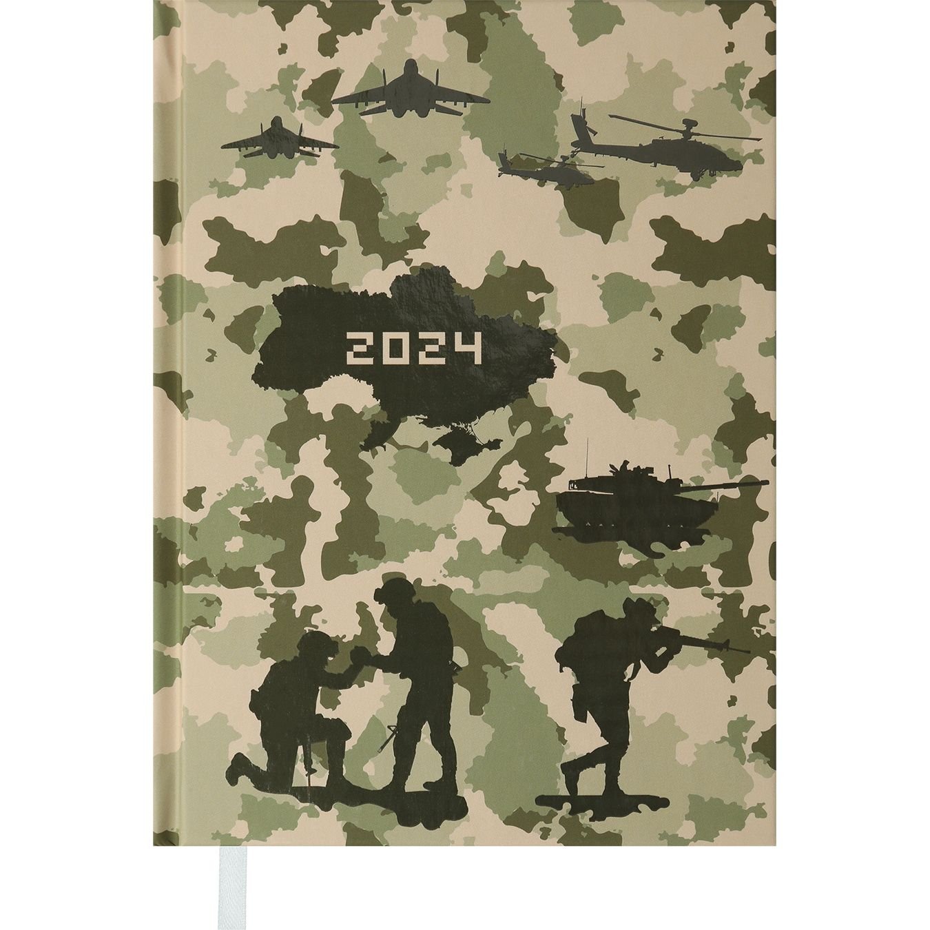 Щоденник датований Buromax Heroes 2024 A5 зелений (BM.2189-36) - фото 1