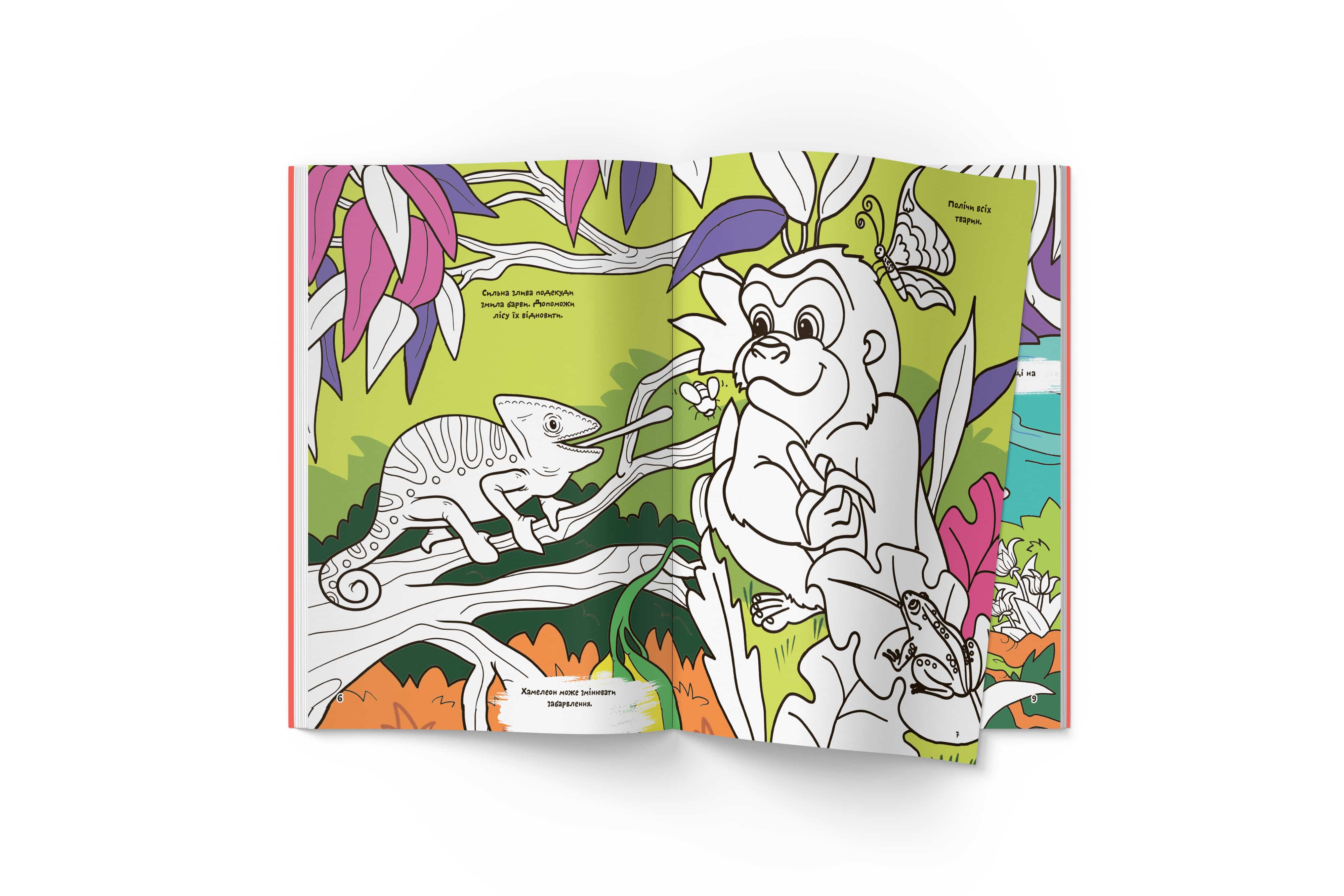 Первая цветная раскраска Кристал Бук Рисуем животных, с развивающими задачами, 16 страниц (F00026727) - фото 2