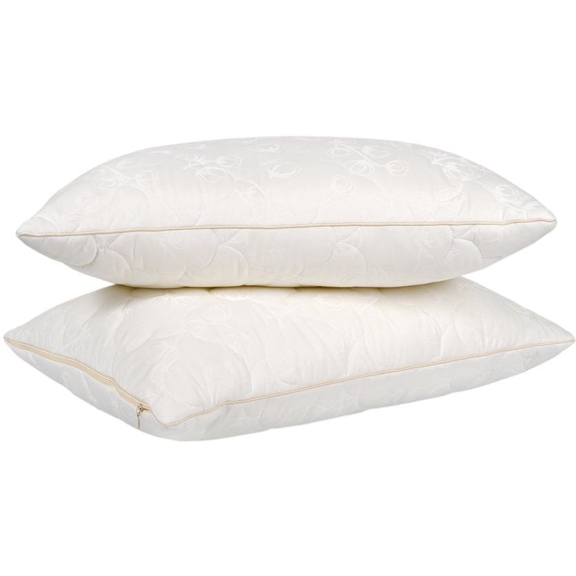 Подушка антиаллергенная Lotus Home Cotton Extra, 70х50 см, молочная (svt-2000022289795) - фото 4