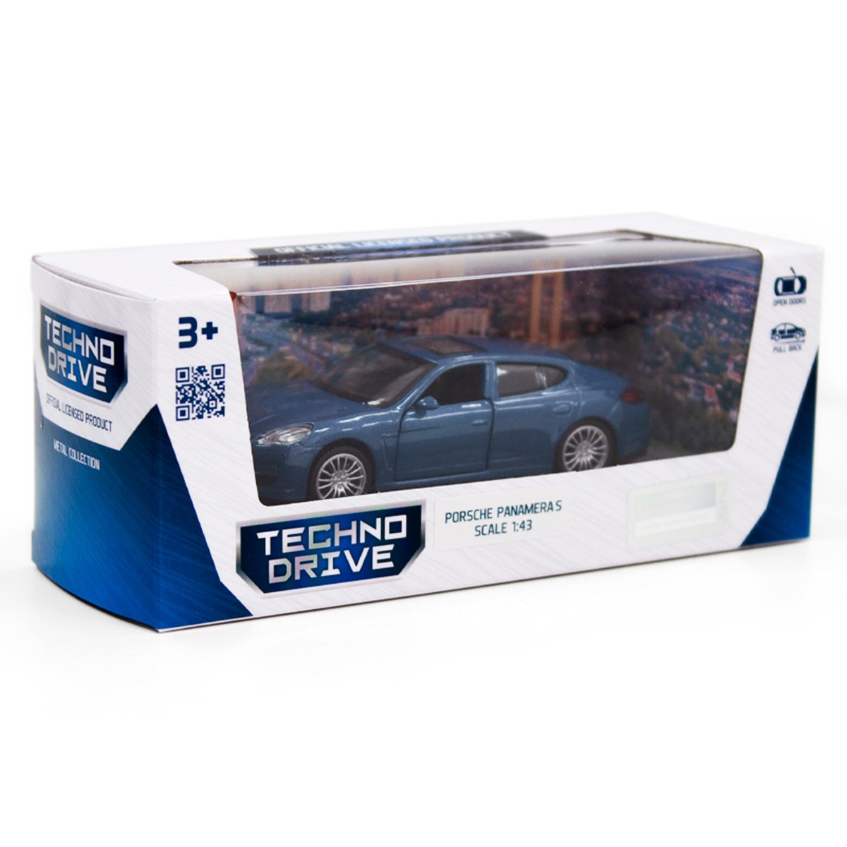 Автомодель TechnoDrive Porsche Panamera S синяя (250253) - фото 12
